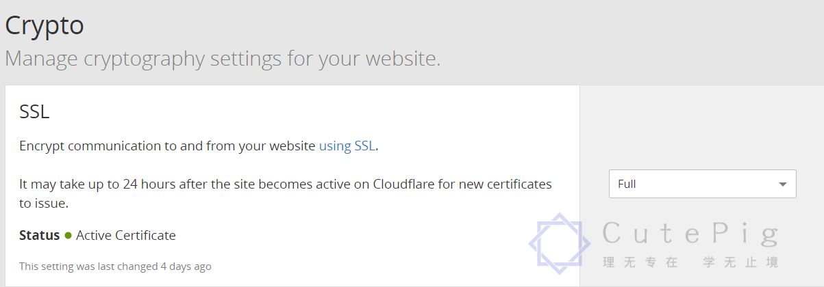 Cloudflare免费ssl证书设置-2